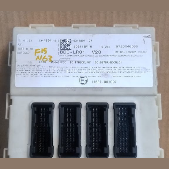 BMW X5 F15 F85 X6 F16 F86 FEM BDC ELECTRONIC CONTROL MODULE - 9344894