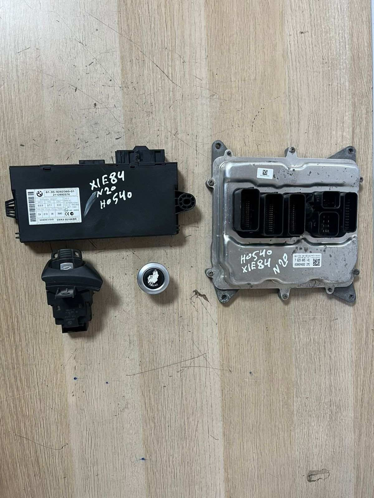 2012-2015 BMW X1 E84 N20 Engine Control Module ECU SET+CAS3+KEY 7629005