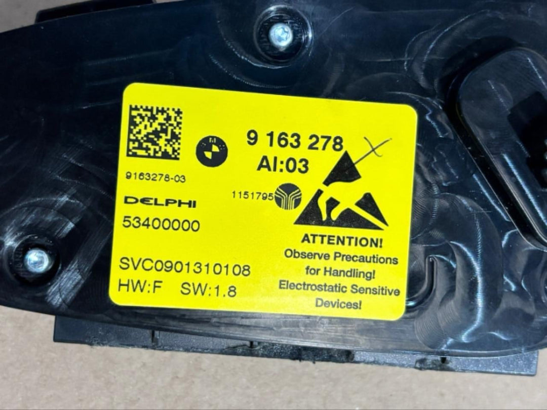 2008 BMW 750i Seat Control Switch 9163278 F01 F02 7 Series 730d 740d 750i 760