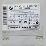 2006 BMW 5 Series CAS2 Control Module 6943797 E60 E61