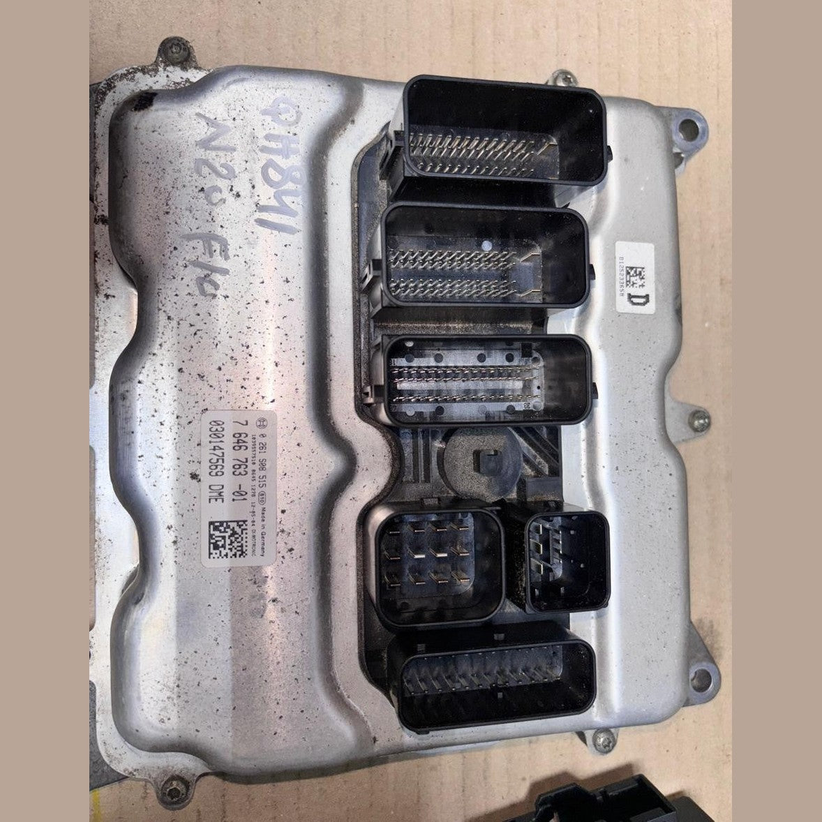 BMW F10 520i N20 2012 vin DX50049 ENGINE CONTROL UNIT ECU SET - 7646763