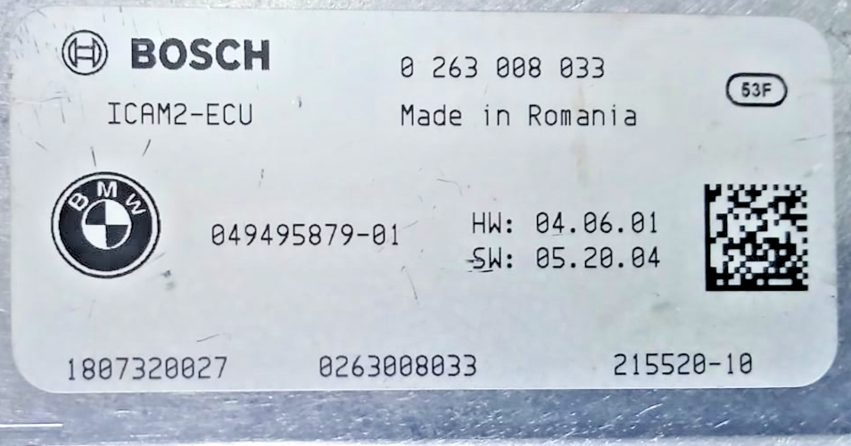 BMW X3 G01 MODULE CONTROL BOX CAMERA ICAM 2 ECU 9495879