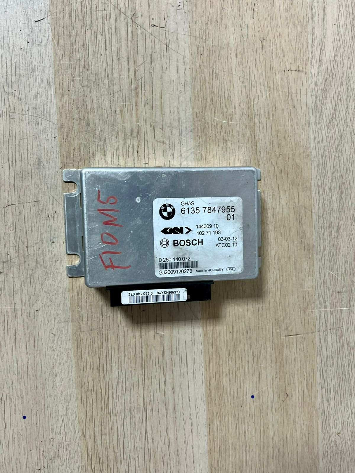 2012 BMW M6 Differential Lock Control Module 6135 7847955 M5 F10 and M6.