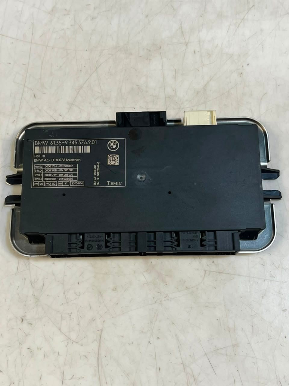 BMW 5 Series GT F07 FRM III Light Control Module LCM 9345376 OEM