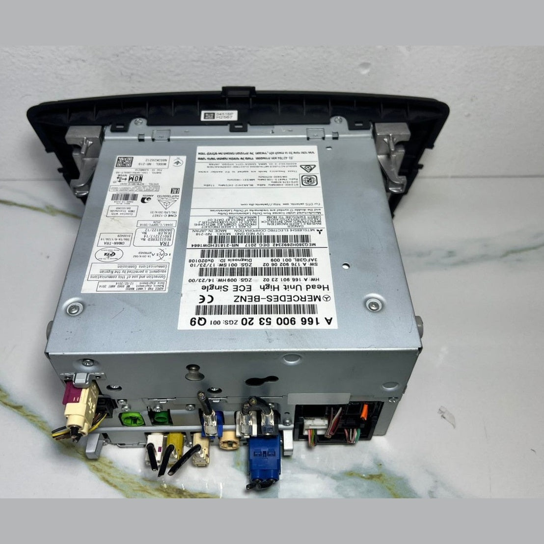 13-17 Mercedes-Benz W166 GLE Radio Audio Head Unit CD Player A166 9005320 OEM