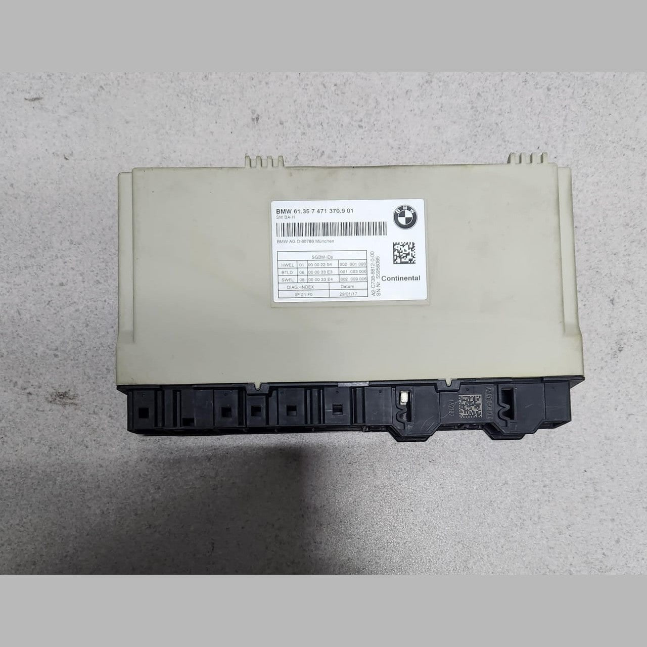 2017-2019 BMW 530i Front Memory Seat Control Module 7471370 G30 G31 G32 G11 G12