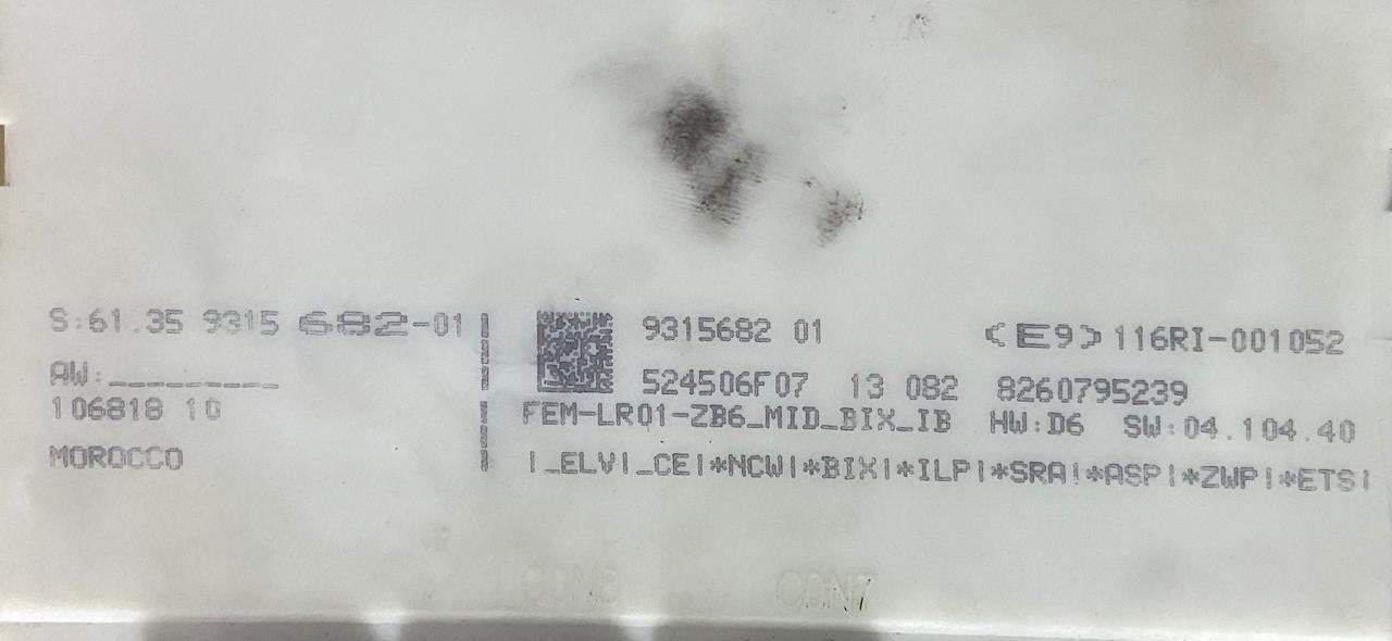 OEM BMW 2011-2014 F32 F30 F31 N20 ECU Engine Control Unit DME 8610635 Set Bosch