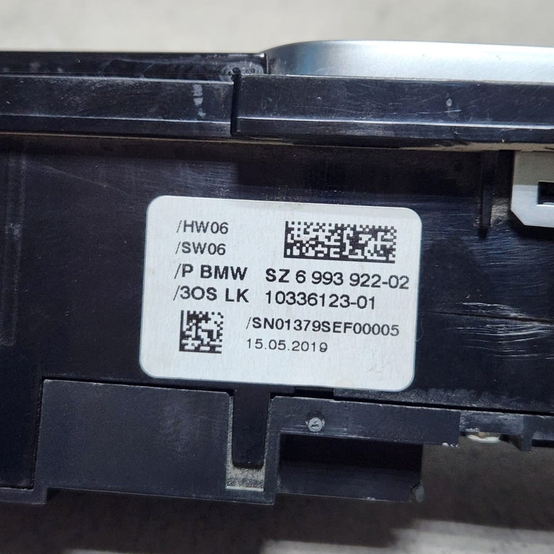 2021 BMW iX3 Operating Unit Centre Console 6993922
