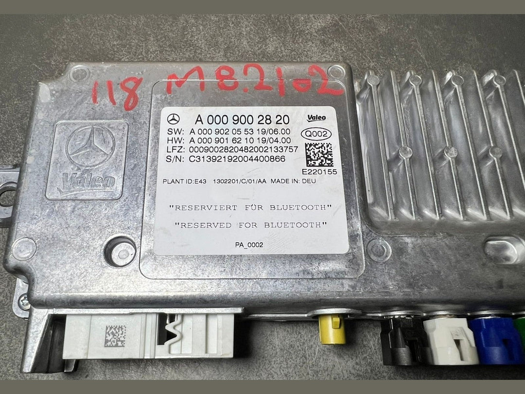 19-20 Mercedes W118 Automated Photo Parking Control Camera Module A000 9002820
