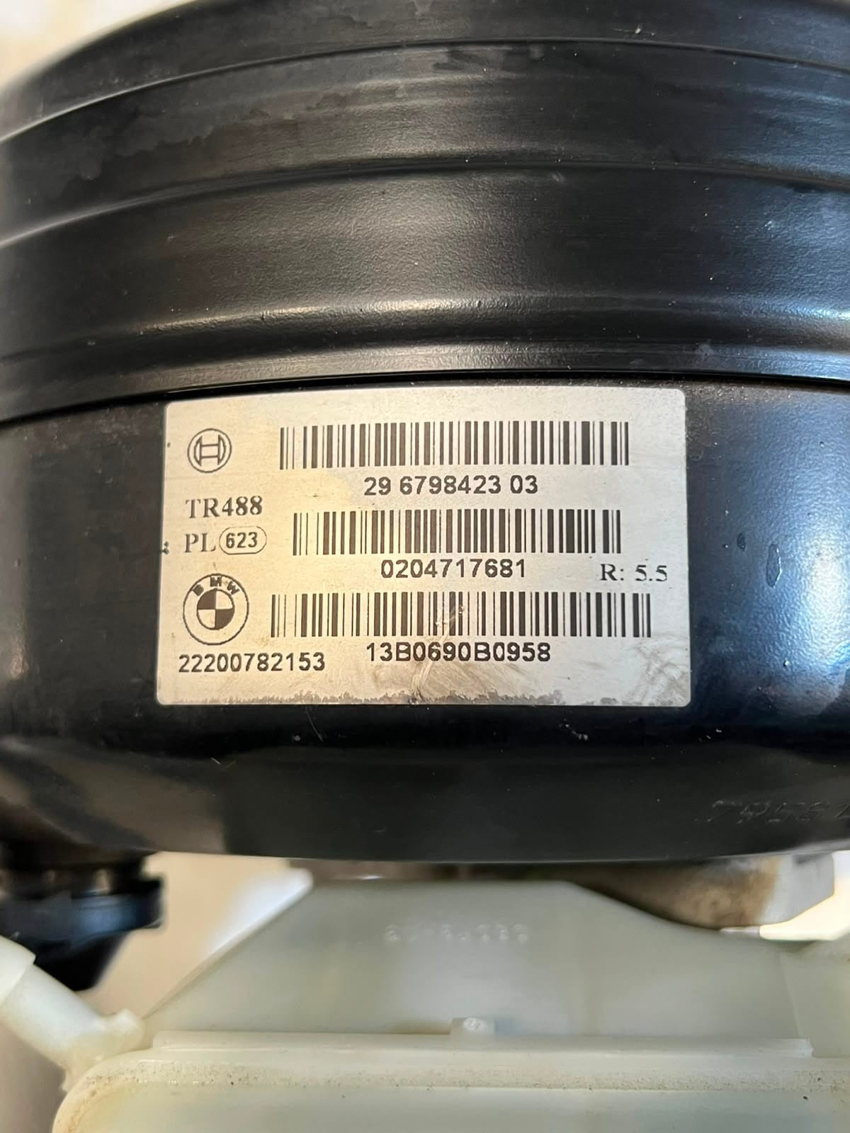 2013 BMW 3 Series F30 F31 F20 F21 328i N47 Brake Master Cylinder 6798423 OEM