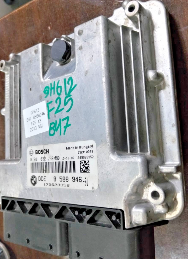 ECU ENGINE CONTROLLER BMW X3 Diesel 2015 F25, B47 BOSCH  DDE 8588946