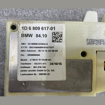 OEM BMW G11 ROOF ANTENNA BODY DOMAIN COMPUTER MODULE 6809617