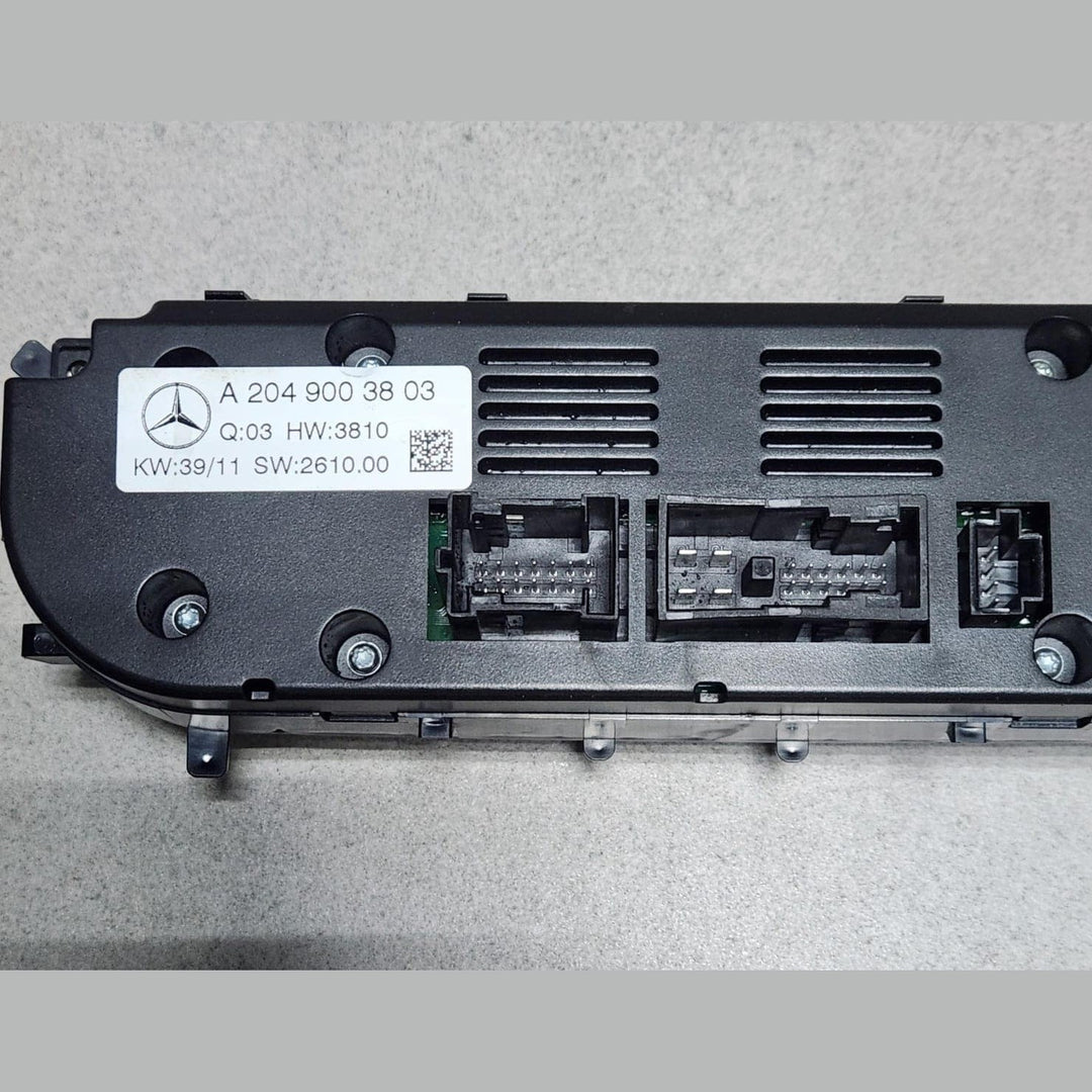 Mercedes-Benz Climate Control Unit A2049003803 C CLASS W204