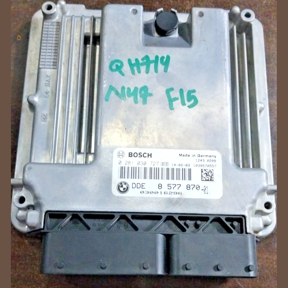 BMW X5 F15 2015 Diesel Engine Control Unit ECU 8577870 2.0 32170382 Twin Turbo 