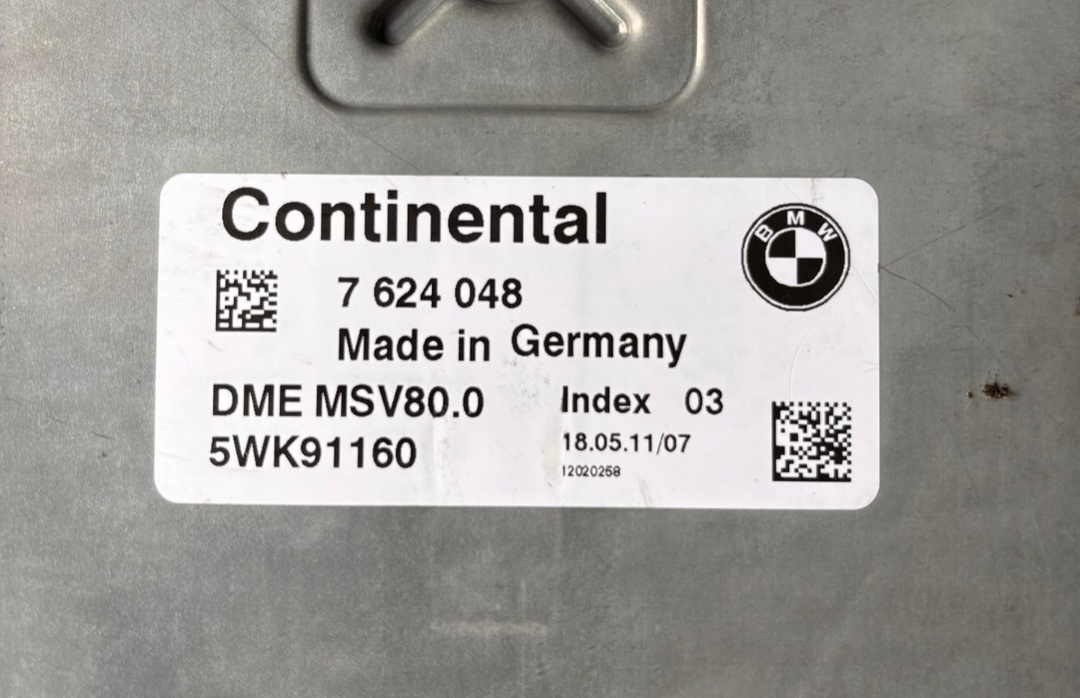 BMW  X1 E84 N52 ENGINE CONTROL UNIT MODULE ECU ONLY - 7624048