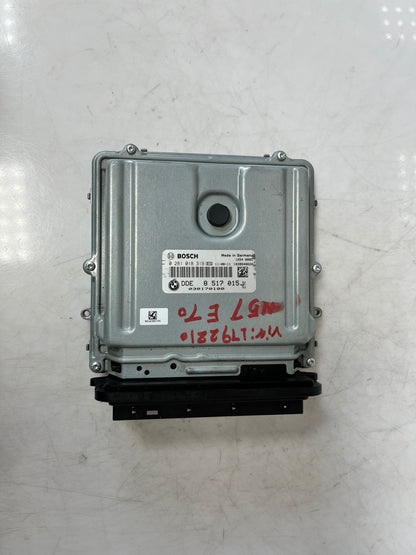 2007-2013 BMW X5 E70 N57 Engine Control Unit ECU SET DDE + CAS3 + 1KEY 8517015