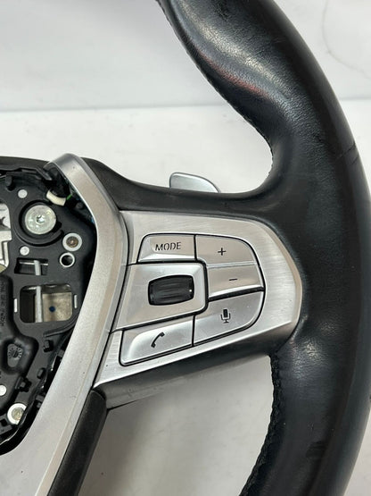 2019 BMW X5 G11 G30 Multifunctional Leather Steering Wheel With Paddles 6288904