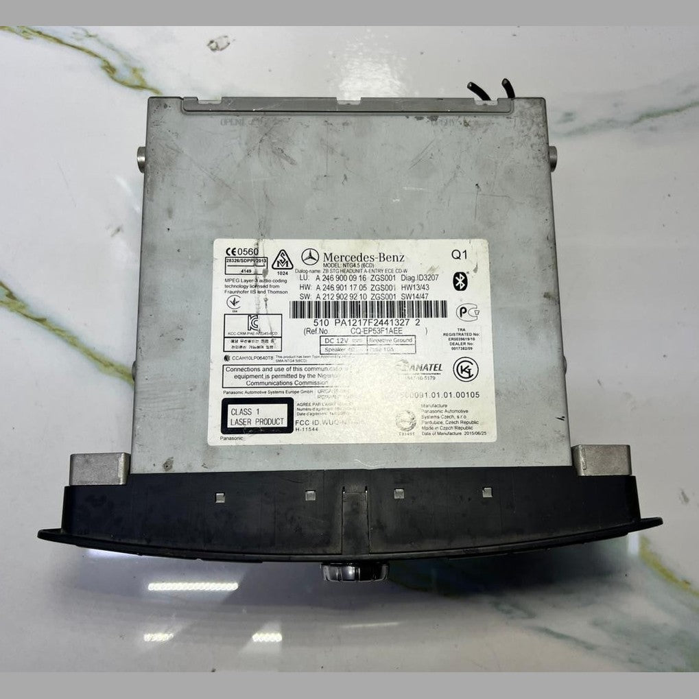 13–17 Mercedes W246 CLA B-Class Radio Audio Head Unit CD Player A246 9000916 OEM
