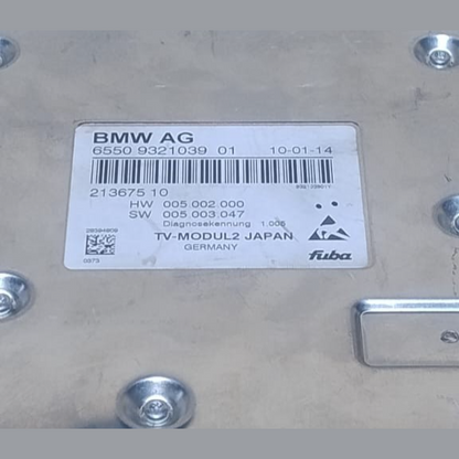 BMW X5 F15  GENUINE CONTROL UNIT TV MODULE - 9321039