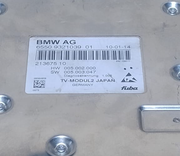 BMW X5 F15  GENUINE CONTROL UNIT TV MODULE - 9321039