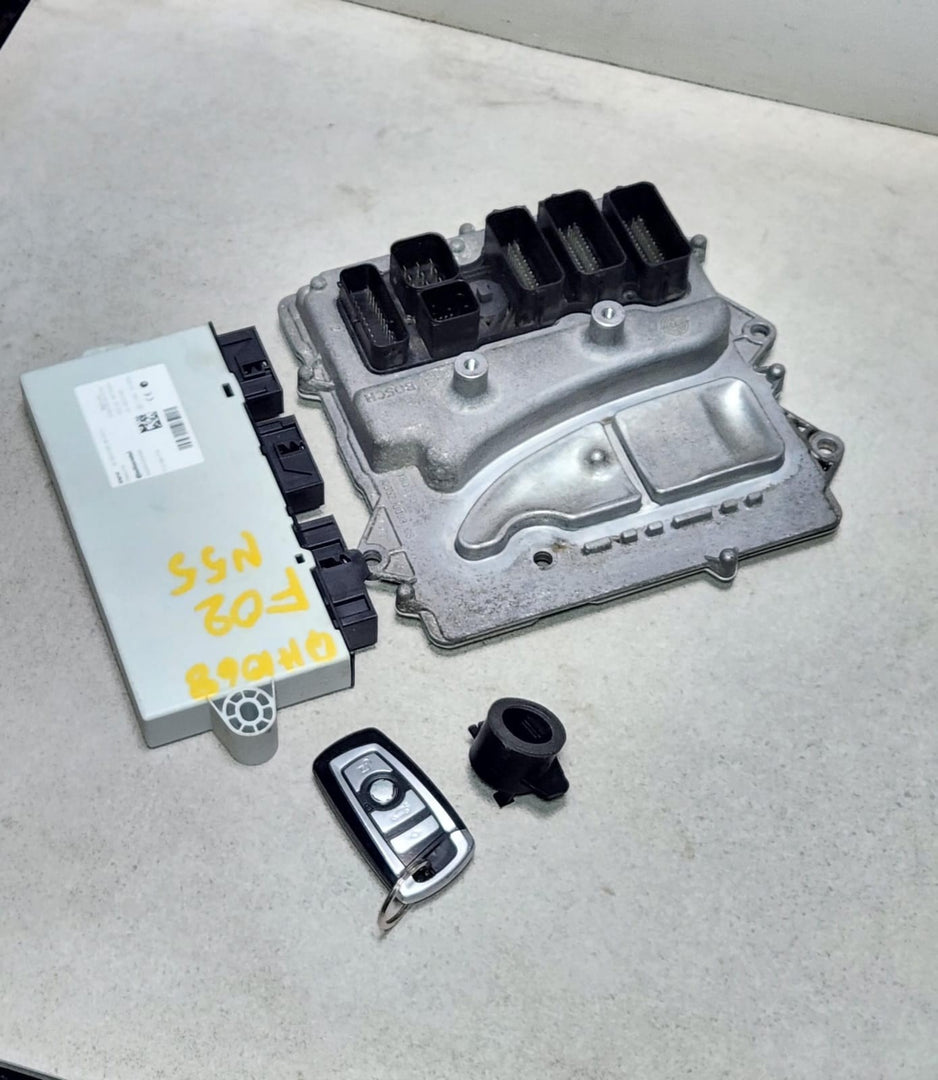 7644134 BMW F02 740LI N55 Engine Control Module ECU SET 2012-2015