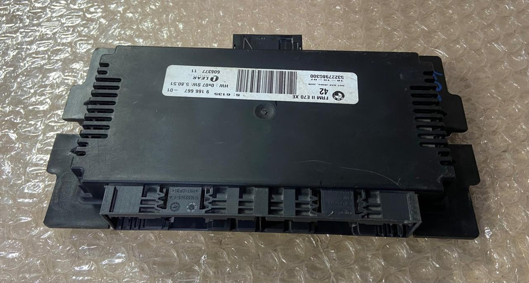 OEM BMW X5 E70 Footwell ECU Light Control Unit Module FRM II Lear 9166667