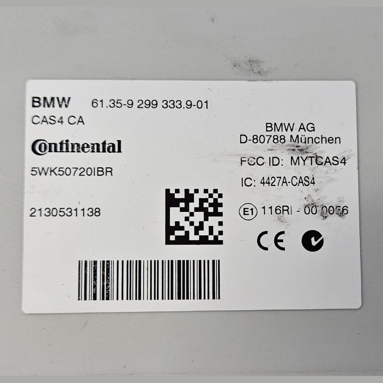 OEM BMW 740I N55 F02 F10 F20 F30 ENGINE CONTROL UNIT DME ECU SET 8616314 BOSCH