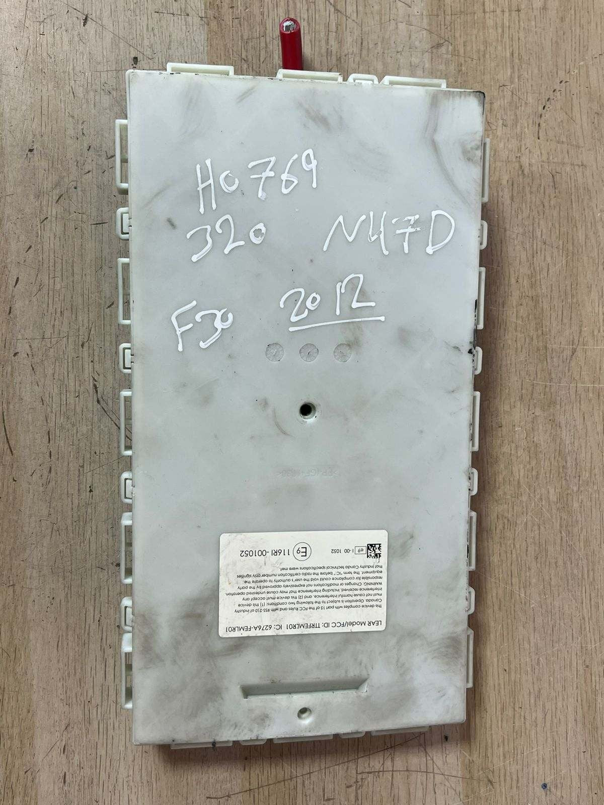 2012 BMW 320I N47D F30 Engine Control Unit COMPLETE SET DDE + FEM + 1KEY 8570932