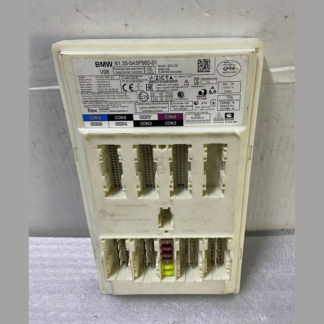 OEM BMW G05 X5 B47 BCM BODY CONTROL MODULE ECU 5A5F660 V08 ANATEL