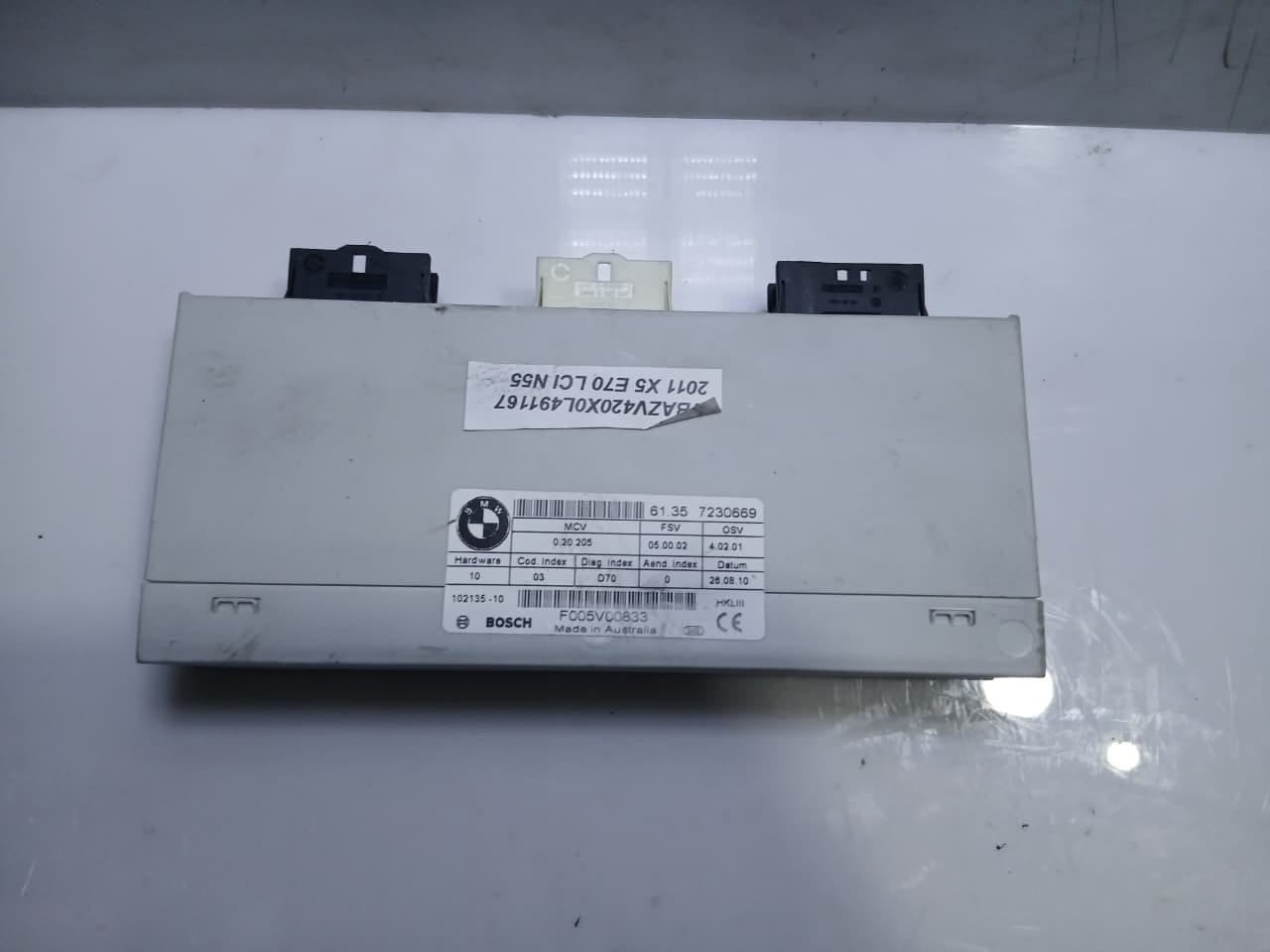 2007-2013 BMW X5 E70 and X6 E71 E72 Tailgate Control LID LIFT Module 7230669