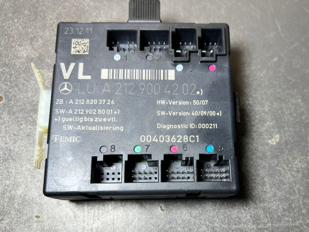 Mercedes-Benz W212 E-Class Front Left Side Door Control Module A212 9004202 OEM