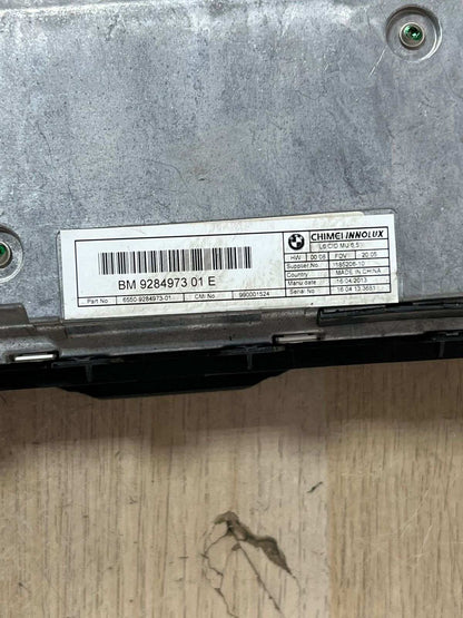 BMW 5 Series F10 F11 CID Central Information Display 6.5" Monitor Screen 9284973