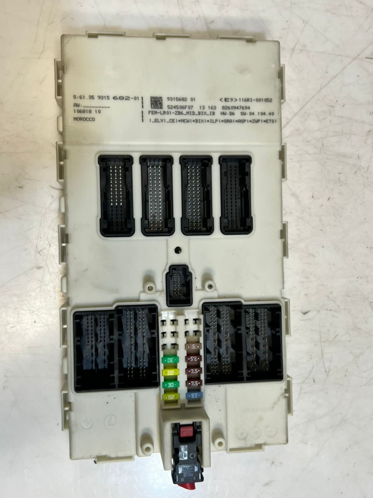 BMW N13 F30 Engine Control Unit ECU SET DME+FEM 8610484 OEM