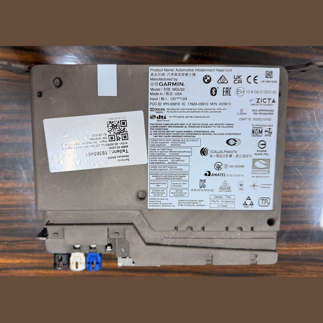 OEM BMW X5M F95 X5 G05 X7 G07 X6 G06 SA609 Audio Head unit MGU HU DAB 5B37391 01