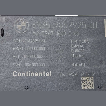 2020-2022 BMW X3 G01 Control Unit Tailgate Function Module 9852925 OEM