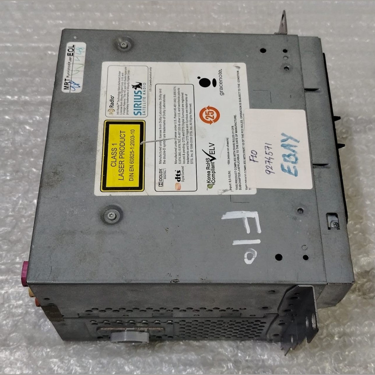 OEM BMW F02 F01 F10 F12 F13 RADIO NAVIGATION CD PLAYER HEADUNIT OEM 9274571
