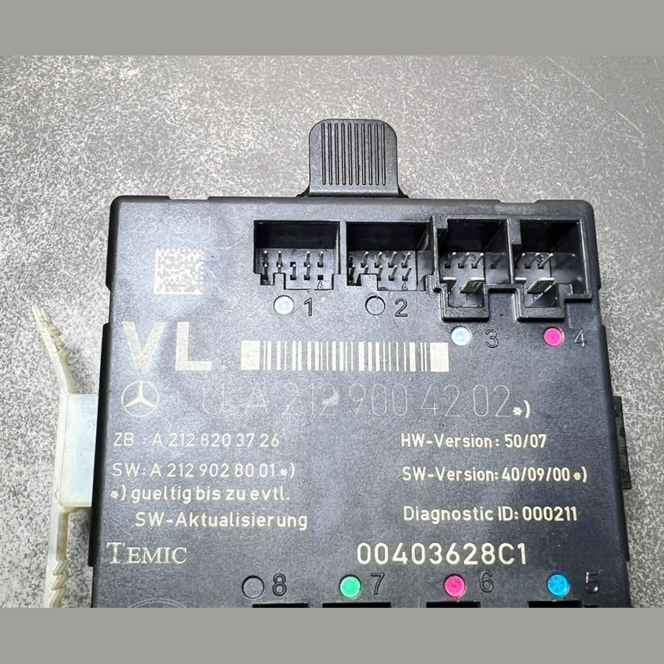 Mercedes-Benz W212 E-Class Front Left Side Door Control Module A212 9004202 OEM