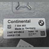BMW 2008-2010 528 and 328 Engine Control Unit DME MSV80.0-7594483 ECU SET OEM