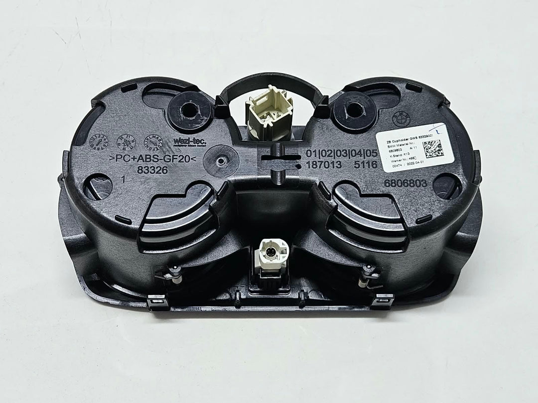 6809803-2019-2025 BMW 330i G11 G12 Front Center Console Cup Holder OEM