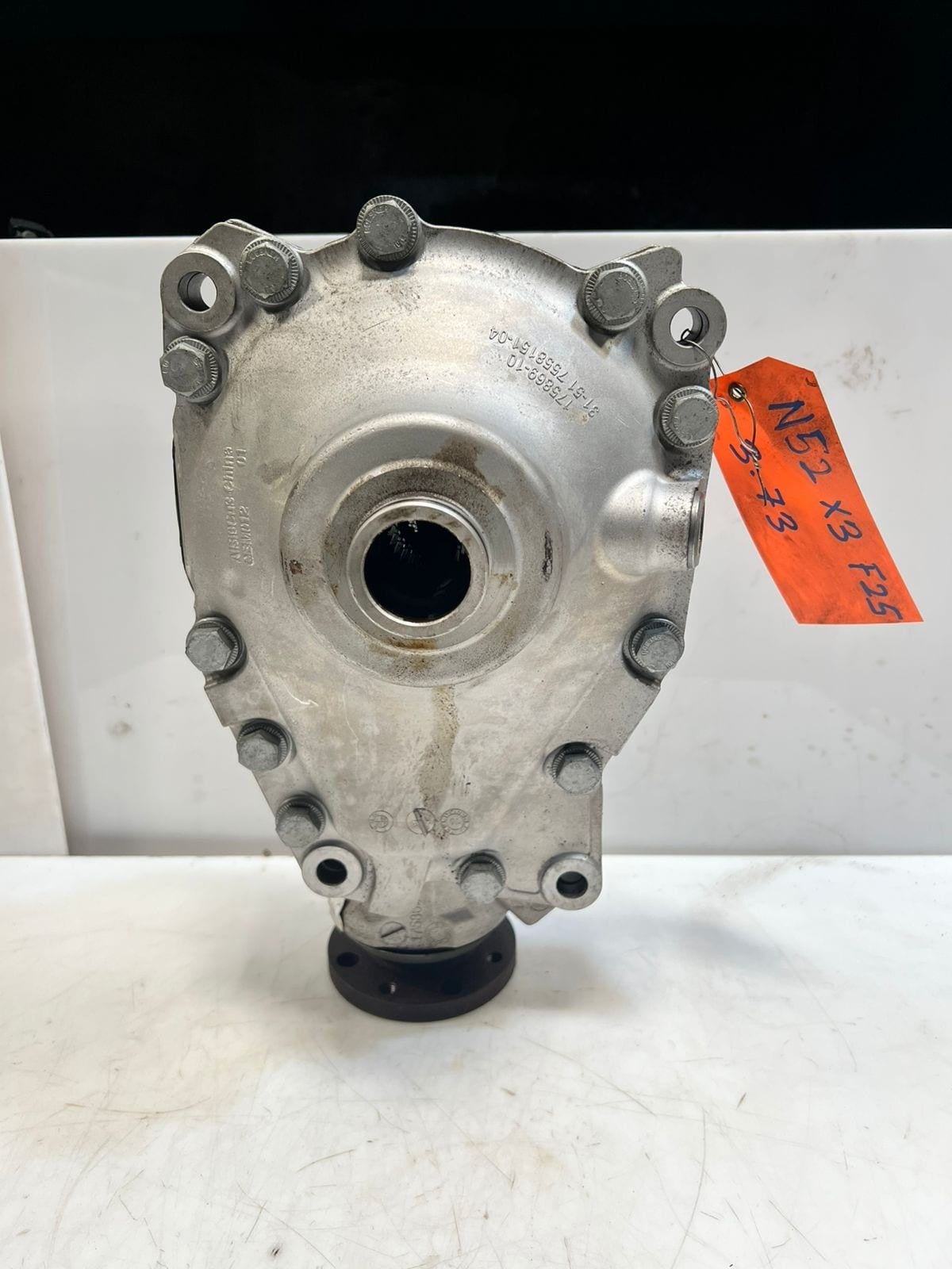 2011-2017 BMW X3 F25 and X4 F26 N52 Front Differential 7592001 RATIO 3.73 OEM