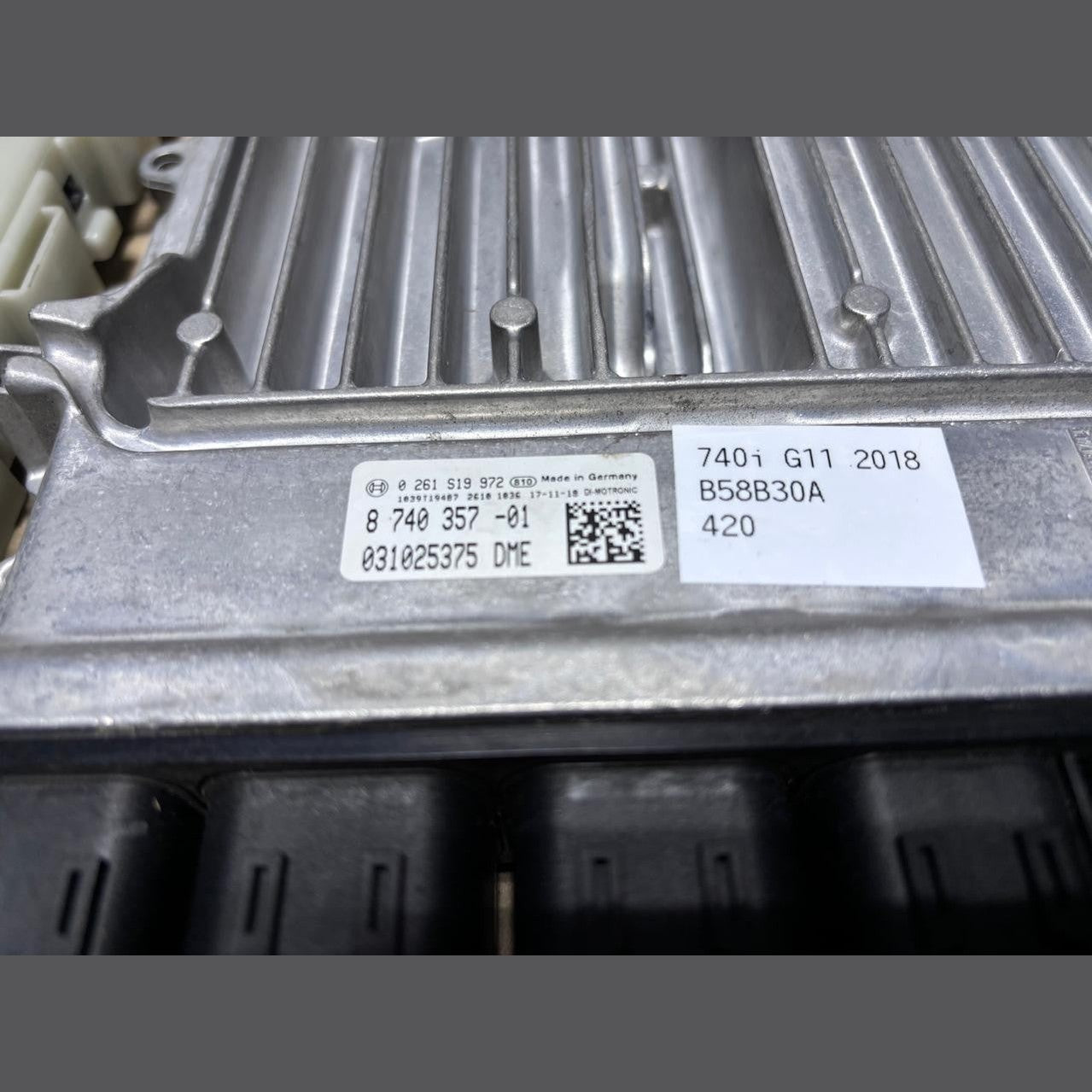 BMW 740i G11 B58B30A 2018 ENGINE CONTROL UNIT - (8740357)