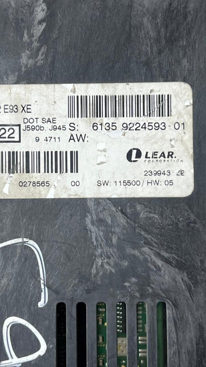 BMW Footwell Light Module Control Unit 9224593 3 Series E90 E92 E93 and X1 E84 
