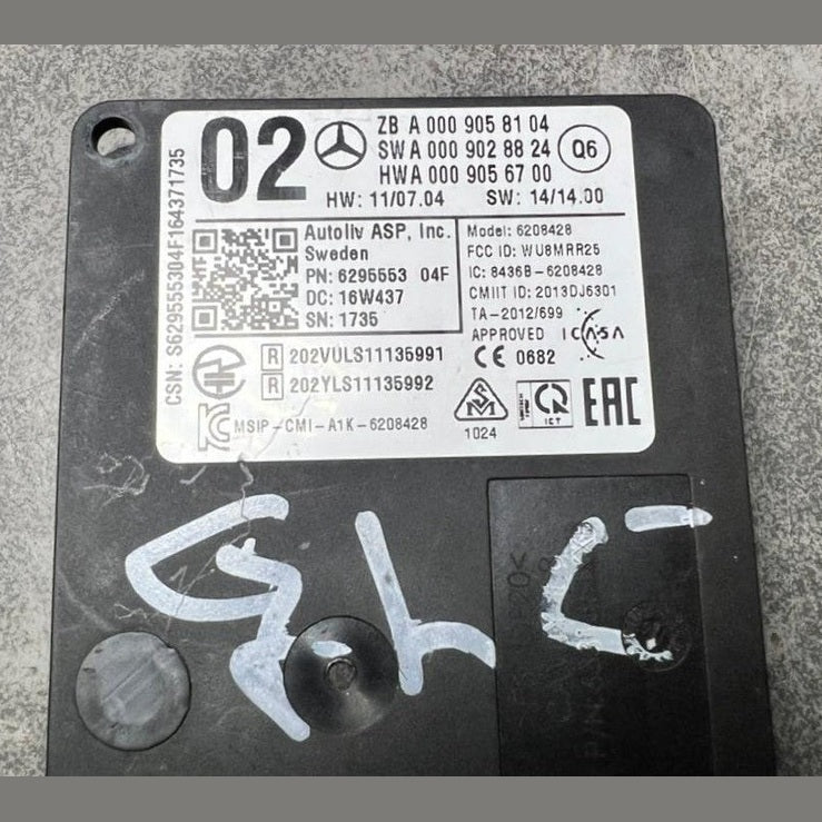 Mercedes W205 GLC Bumper Blind Spot Radar Distance Sensor Module A000 9058104