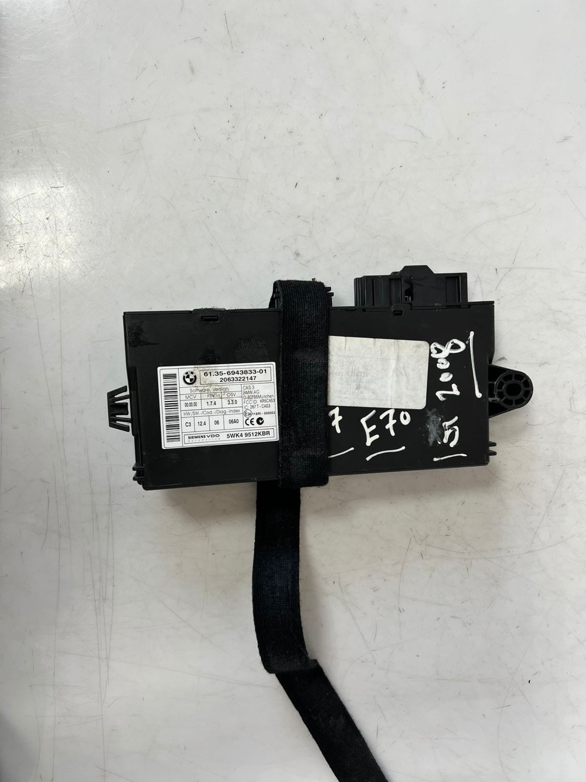 2007-2013 BMW X5 E70 N57 Engine Control Unit ECU SET DDE+CAS3+1KEY 7805585 OEM