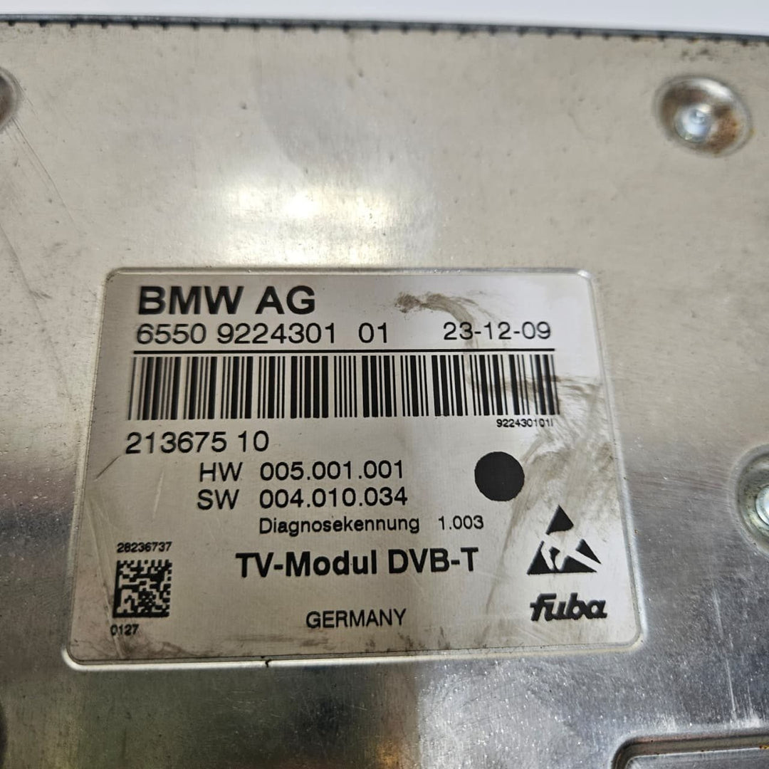 2009-2013 BMW X5 X6 E70, E71, E92, E93 Tv Module Dvb-T 9224301