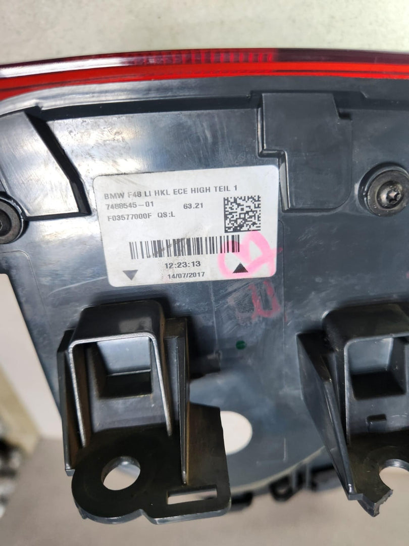 2015-2020 BMW X1 Rear Tail Light 7488545 X1 F48 sDrive18d 