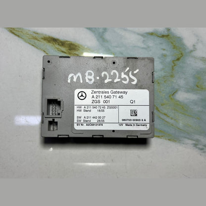 2006-2009 Mercedes E320 Central Gateway Control Module A2115407145 W211 E-Class