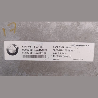 BMW E65 E66 745i 745Li 750Li TELEPHONE TRANSMITTER RECEIVER - 6924807
