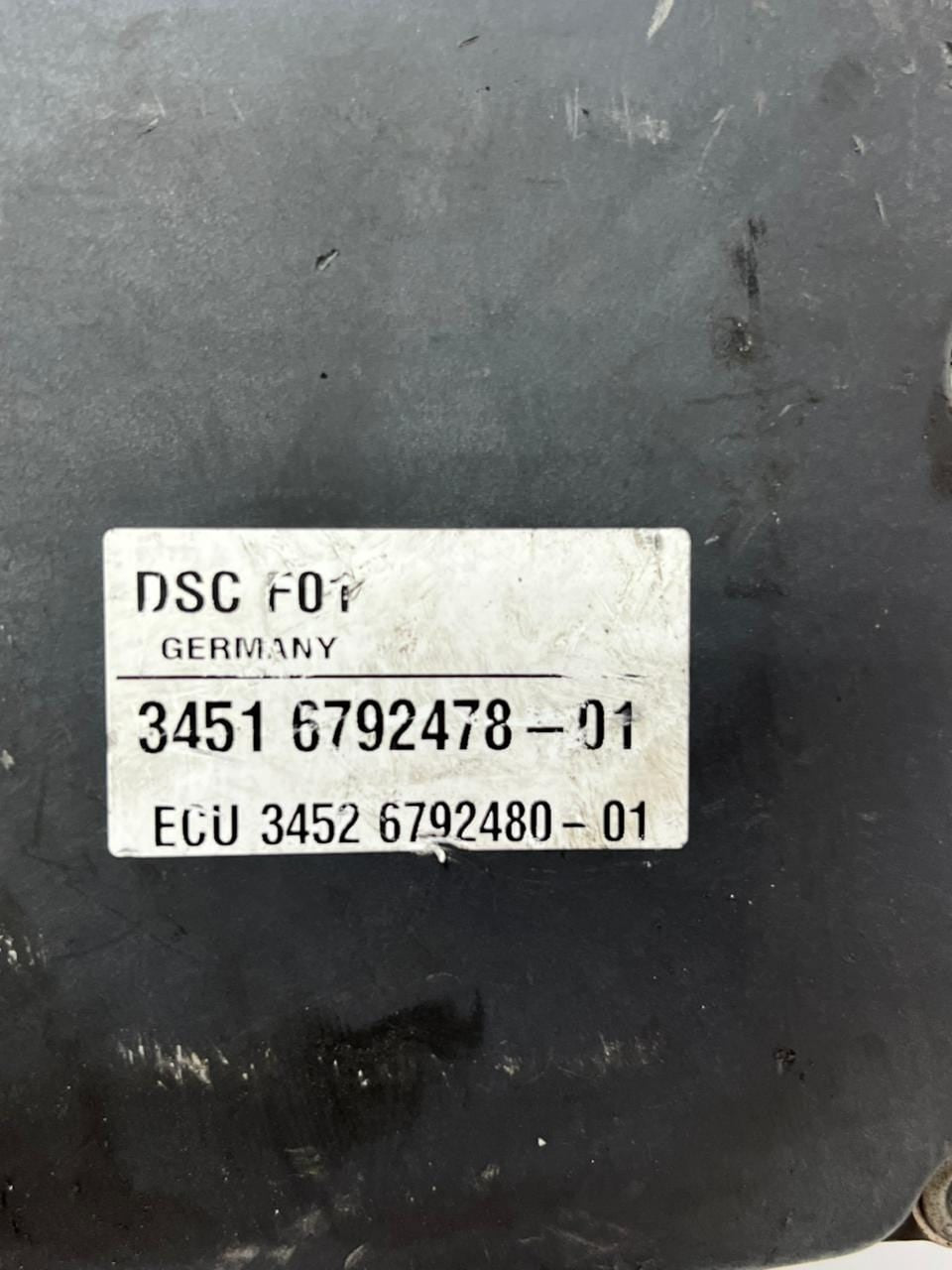 OEM BMW 7 SERIES F01 F02 730D F10 N57 ABS Pump Brake Control Unit 6792478 Bosch