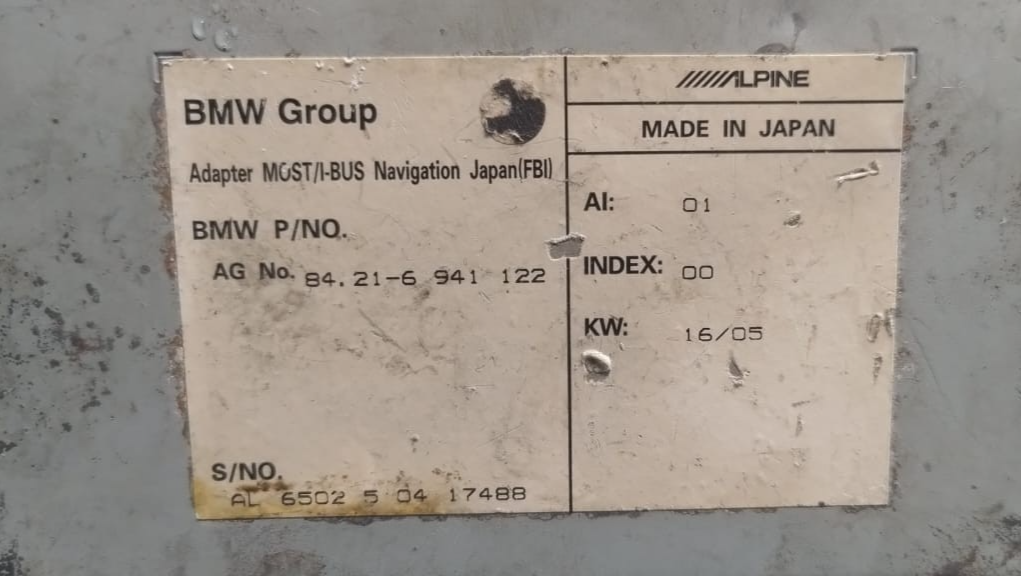 BMW E65 TELEPHONE ADAPTER NAVIGATION CONTROL UNIT MODULE JAPAN - 6941122
